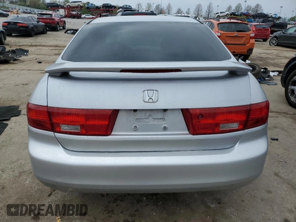 2005 Honda Accord EX with VIN 1HGCM56735A011693, listed as a Copart auction lot 52024445 with 240,754 mi miles and Salvage Title. Bid and sale history available at DreamBid. Image 6.