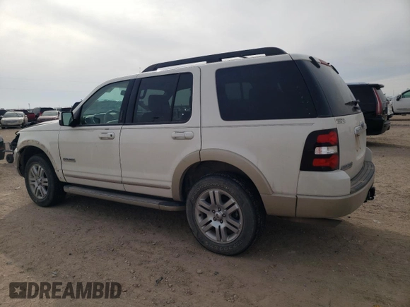 2008 Ford Explorer Eddie Bauer with VIN 1FMEU64E98UA21416, listed as a Copart auction lot 44753985 with 104,715 mi miles and Salvage Title. Bid and sale history available at carsss.com. Image 2.