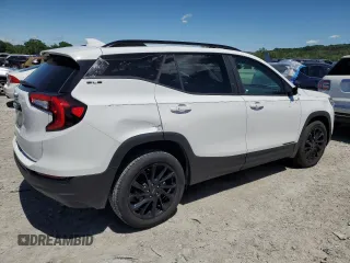 2024 GMC Terrain SLE with VIN 3GKALMEG1RL155895, listed as a Copart auction lot 57607755 with 9,878 mi miles and Salvage title. Bid and sale history available at DreamBid. Image 3.