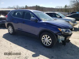 2017 Nissan Rogue S with VIN KNMAT2MT7HP550018, listed as a Copart auction lot 53234855 with 130,451 mi miles and Salvage Title. Bid and sale history available at DreamBid. Image 4.