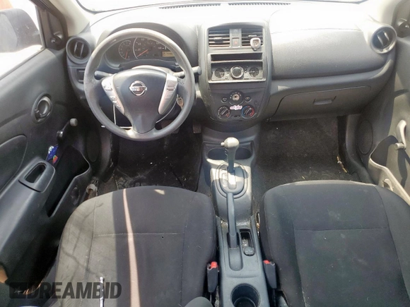2015 Nissan Versa SV with VIN 3N1CN7AP2FL806259, listed as a Copart auction lot 54741745 with 145,982 mi miles and Salvage title. Bid and sale history available at DreamBid. Image 8.