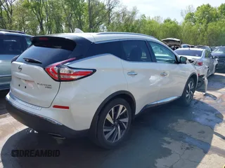 2016 Nissan Murano S z VIN 5N1AZ2MH0GN163147, wystawiony jako IAAI lot #42068756 z przebiegiem 29 149 mil mil oraz . Historia ofert i sprzedaży dostępna na DreamBid. Obrazek 4.