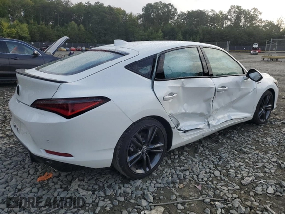 2024 Acura Integra w/A-Spec Technology Package with VIN 19UDE4H65RA012690, listed as a Copart auction lot 71793934 with 4,333 mi miles and Salvage Title. Bid and sale history available at carsss.com. Image 3.