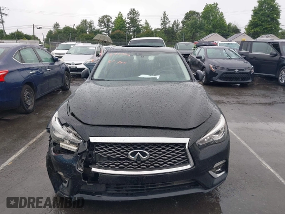 2020 Infiniti Q50 Luxe with VIN JN1EV7AP3LM207722, listed as a IAAI auction lot 42365046 with 94,738 mi miles and . Bid and sale history available at DreamBid. Image 12.