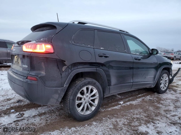 2020 Jeep Cherokee Latitude with VIN 1C4PJLCB3LD506316, listed as a Copart auction lot 42130725 with 81,694 mi miles and Salvage Title. Bid and sale history available at carsss.com. Image 3.