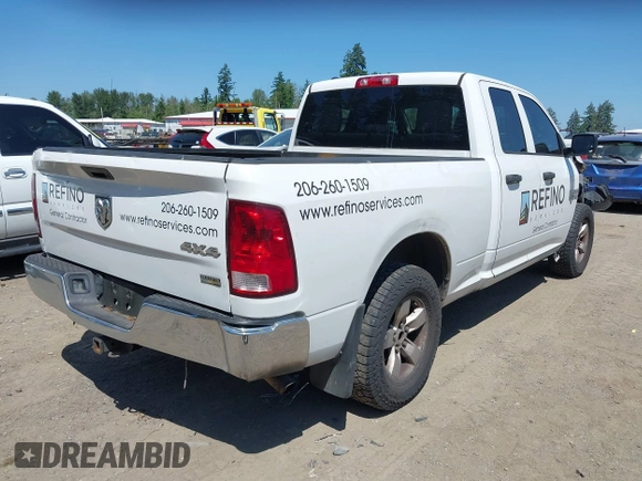 2013 Ram 1500 ST z VIN 1C6RR7FP1DS501958, wystawiony jako IAAI lot #42277368 z przebiegiem 215 477 mil mil oraz . Historia ofert i sprzedaży dostępna na DreamBid. Obrazek 4.