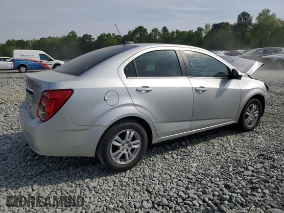 2015 Chevrolet Sonic LT with VIN 1G1JC5SH6F4131388, listed as a Copart auction lot 53811095 with Not provided miles and Salvage title. Bid and sale history available at DreamBid. Image 3.