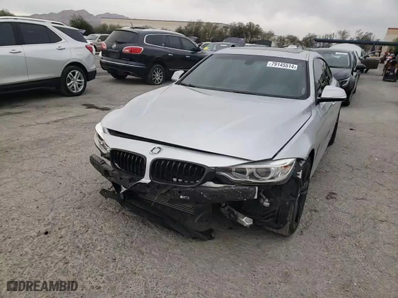 2016 BMW 4 Series 435i with VIN WBA4B1C51GG243226, listed as a Copart auction lot 79145514 with 107,845 mi miles and Salvage Title. Bid and sale history available at carsss.com. Image 13.