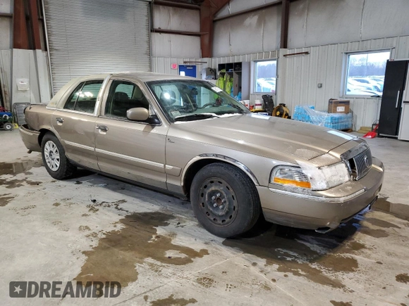 2005 Mercury Grand Marquis GS with VIN 2MEFM74WX5X614325, listed as a Copart auction lot 88117535 with 128,975 mi miles and Clean Title. Bid and sale history available at DreamBid. Image 4.