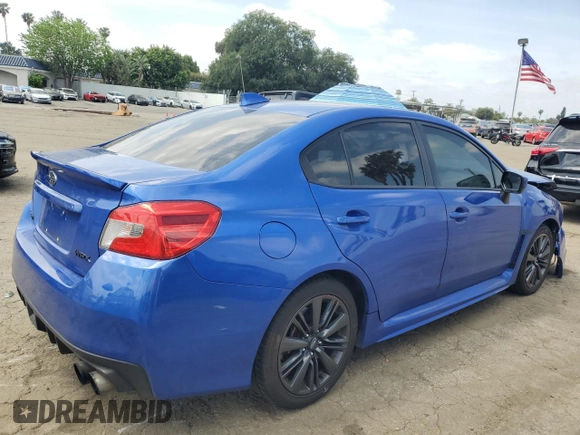 2018 Subaru WRX with VIN JF1VA1A6XJ9814171, listed as a Copart auction lot 54312415 with 73,357 mi miles and Salvage title. Bid and sale history available at DreamBid. Image 3.