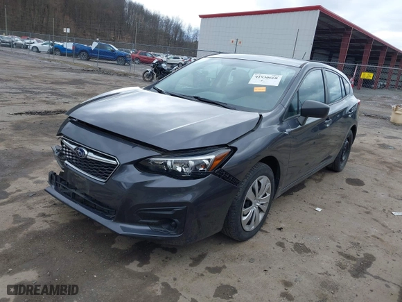 2019 Subaru Impreza with VIN 4S3GTAA60K3758517, listed as a IAAI auction lot 41930668 with 39,999 mi miles. Bid and sale history available at carsss.com. Image 2.