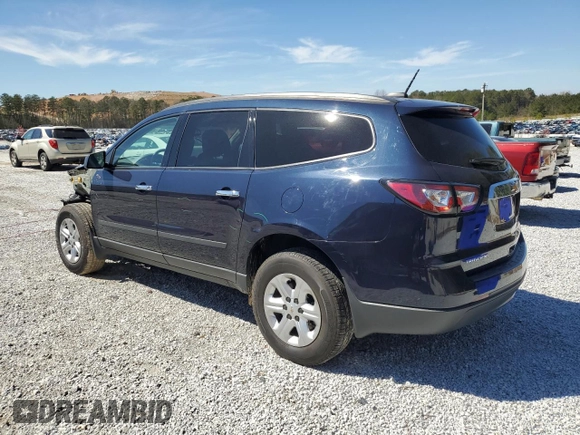 2017 Chevrolet Traverse LS with VIN 1GNKRFED7HJ272555, listed as a Copart auction lot 49005435 with 97,561 mi miles and Salvage Title. Bid and sale history available at DreamBid. Image 2.