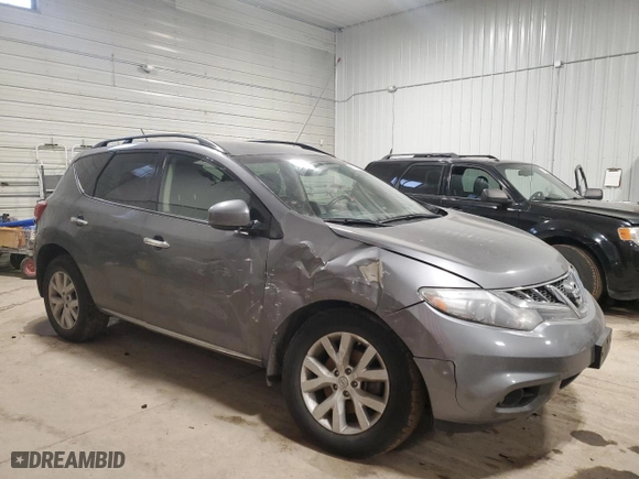 2014 Nissan Murano SL with VIN JN8AZ1MWXEW503493, listed as a Copart auction lot 85761074 with 114,479 mi miles and Salvage Title. Bid and sale history available at carsss.com. Image 4.