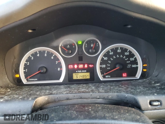 2005 Hyundai Santa Fe GLS with VIN KM8SC13D65U957846, listed as a Copart auction lot 77073824 with 51,485 mi miles and Non Repairable. Bid and sale history available at carsss.com. Image 9.