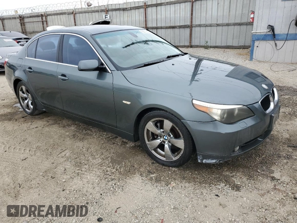 2004 BMW 5 Series 530i with VIN WBANA73564B058592, listed as a Copart auction lot 60579655 with 108,128 mi miles and Clean title. Bid and sale history available at DreamBid. Image 4.