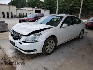 2005 Nissan Maxima SE z VIN 1N4BA41E05C812787, wystawiony jako Copart lot #58996455 z przebiegiem 102 328 mil mil oraz Szkoda całkowita • Salvage title. Historia ofert i sprzedaży dostępna na DreamBid. Obrazek 1.