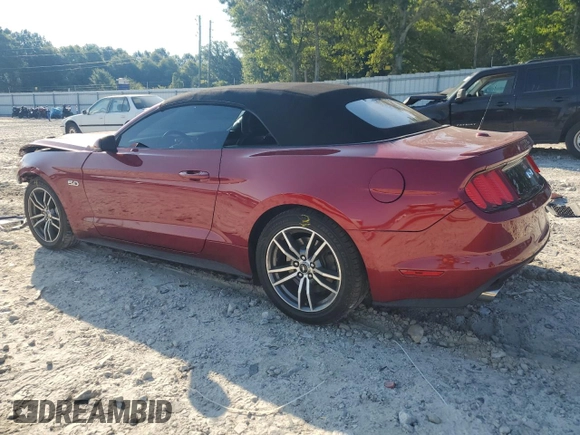 2015 Ford Mustang GT Premium with VIN 1FATP8FFXF5347744, listed as a Copart auction lot 60468494 with 64,431 mi miles and Salvage Title. Bid and sale history available at DreamBid. Image 2.