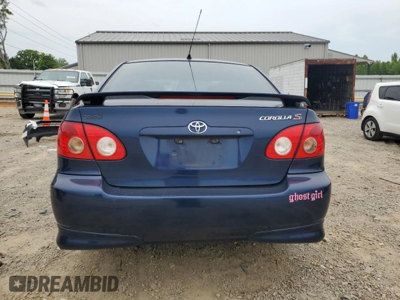 2006 Toyota Corolla CE with VIN 1NXBR32EX6Z601888, listed as a Copart auction lot 59625835 with Not provided miles and Clean title. Bid and sale history available at DreamBid. Image 6.