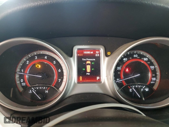 2013 Dodge Journey American Value with VIN 3C4PDCABXDT541764, listed as a Copart auction lot 59919185 with 152,383 mi miles and Salvage title. Bid and sale history available at DreamBid. Image 9.