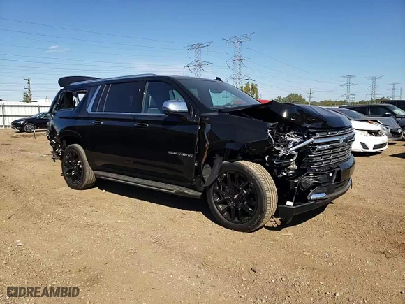 2024 Chevrolet Suburban Premier with VIN 1GNSKFKD3RR330205, listed as a Copart auction lot 72522494 with 776 mi miles and Salvage Title. Bid and sale history available at carsss.com. Image 11.