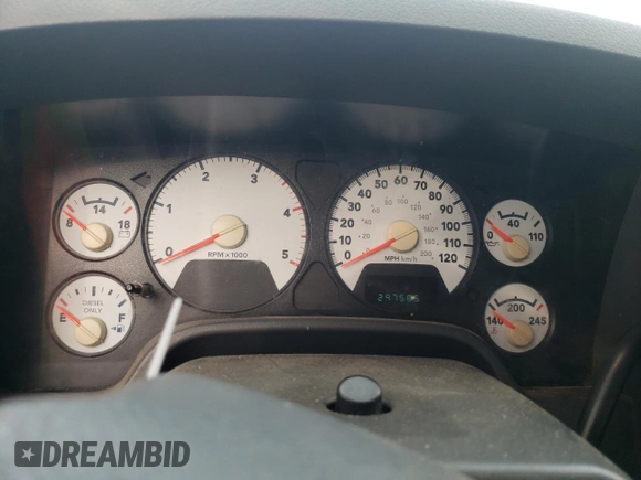 2007 Dodge 3500 SLT with VIN 3D7MX49C97G706574, listed as a Copart auction lot 59835025 with 297,565 mi miles and Clean title. Bid and sale history available at DreamBid. Image 9.