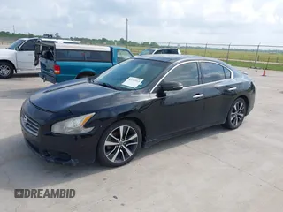 2012 Nissan Maxima SV with VIN 1N4AA5APXCC842993, listed as a IAAI auction lot 42113513 with 283,404 mi miles and . Bid and sale history available at DreamBid. Image 2.