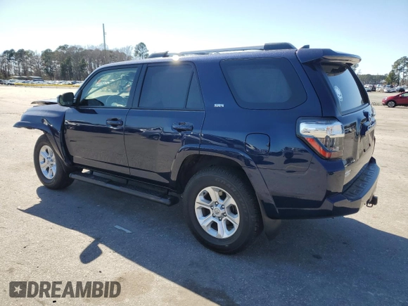 2024 Toyota 4Runner SR5 with VIN JTEMU5JR1R6237005, listed as a Copart auction lot 48474715 with 23,780 mi miles and Salvage title. Bid and sale history available at DreamBid. Image 2.