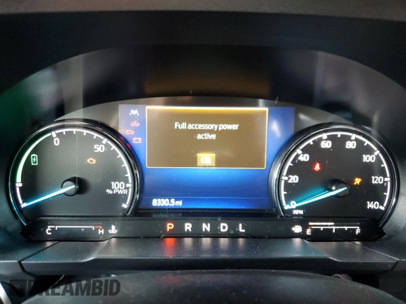 2024 Ford Maverick LARIAT with VIN 3FTTW8M32RRB23309, listed as a Copart auction lot 54581575 with 8,330 mi miles and Salvage Title. Bid and sale history available at carsss.com. Image 9.