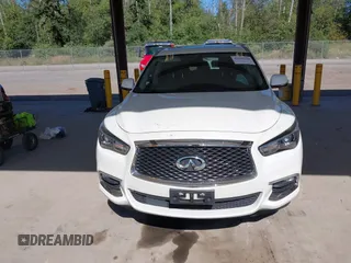 2020 Infiniti QX60 Luxe with VIN 5N1DL0MM4LC507648, listed as a IAAI auction lot 42640168 with 52,981 mi miles and . Bid and sale history available at DreamBid. Image 12.