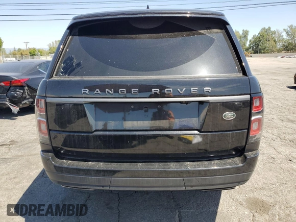 2020 Land Rover Range Rover with VIN SALGR2SU6LA579082, listed as a Copart auction lot 52079405 with 75,713 mi miles and Clean title. Bid and sale history available at DreamBid. Image 6.