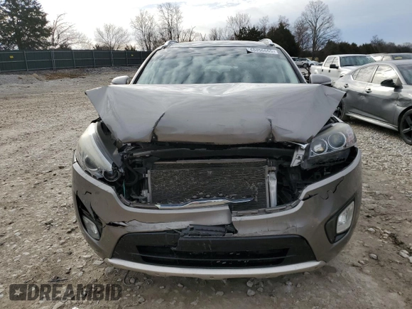 2016 Kia Sorento SX with VIN 5XYPKDA59GG008256, listed as a Copart auction lot 48056665 with 216,055 mi miles and Salvage Title. Bid and sale history available at carsss.com. Image 5.