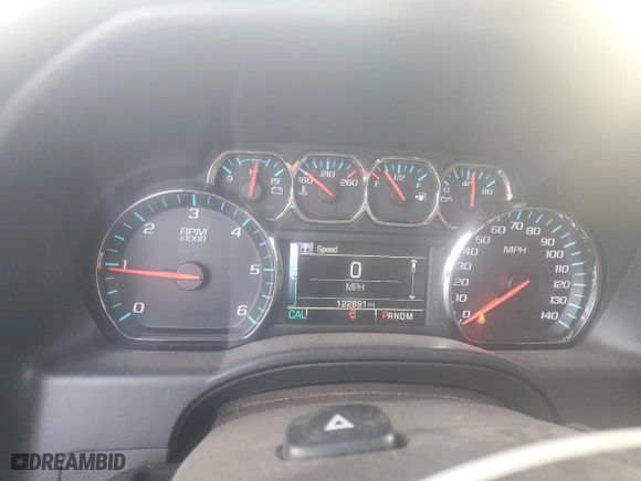 2015 Chevrolet Silverado 1500 High Country with VIN 3GCUKTEJ5FG348492, listed as a Copart auction lot 83608464 with 122,891 mi miles and Salvage Title. Bid and sale history available at carsss.com. Image 9.