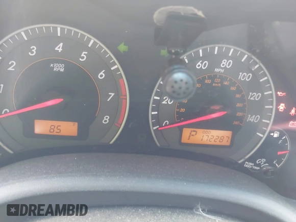 2010 Toyota Corolla with VIN 1NXBU4EE4AZ365974, listed as a IAAI auction lot 42760987 with 172,287 mi miles and . Bid and sale history available at DreamBid. Image 7.