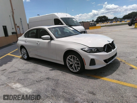 2025 BMW 3 Series 330i with VIN 3MW69CW02S8E96501, listed as a IAAI auction lot 42586210 with 10,953 mi miles and . Bid and sale history available at DreamBid. Image 1.