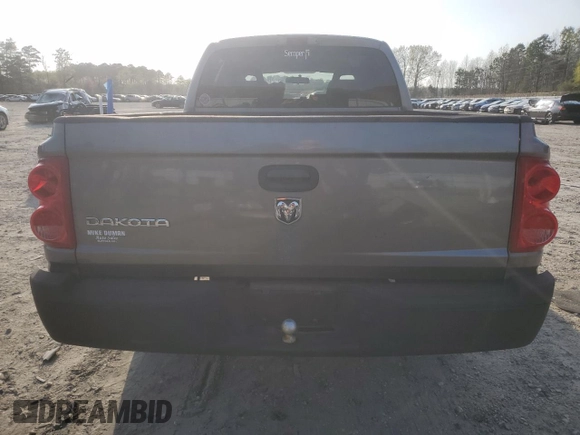 2006 Dodge Dakota ST with VIN 1D7HE28K36S595242, listed as a Copart auction lot 51348695 with 110,602 mi miles and Salvage Title. Bid and sale history available at carsss.com. Image 6.