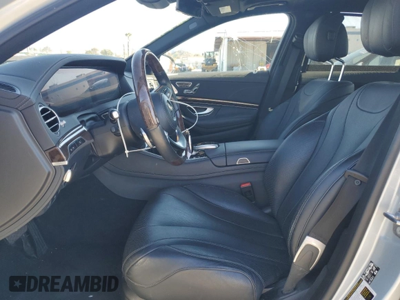2018 Mercedes-Benz S 450 with VIN WDDUG6GB4JA407506, listed as a Copart auction lot 48018575 with 76,049 mi miles and Salvage Title. Bid and sale history available at carsss.com. Image 7.