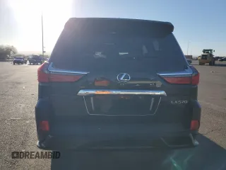 2020 Lexus LX with VIN JTJDY7AX1L4332179, listed as a Copart auction lot 77017714 with 49,756 mi miles and Salvage Title. Bid and sale history available at carsss.com. Image 6.