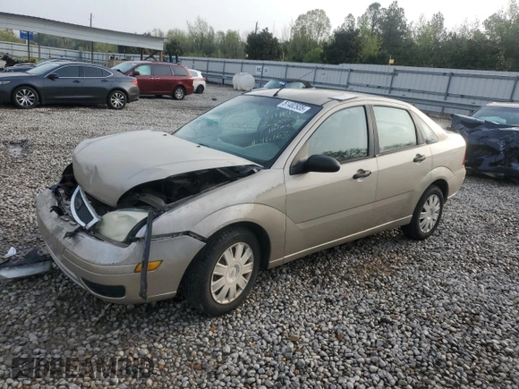 2006 Ford Focus S with VIN 1FAFP34N06W152580, listed as a Copart auction lot 51482935 with 123,630 mi miles and Salvage Title. Bid and sale history available at carsss.com. Image 1.