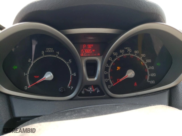 2013 Ford Fiesta SE with VIN 3FADP4BJ0DM194452, listed as a Copart auction lot 52926463 with 157,885 mi miles and Salvage Title. Bid and sale history available at carsss.com. Image 9.