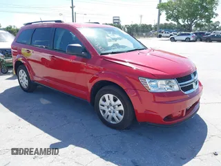 2017 Dodge Journey SE z VIN 3C4PDCABXHT691492, wystawiony jako IAAI lot #42162588 z przebiegiem 114 381 mil mil oraz . Historia ofert i sprzedaży dostępna na DreamBid. Obrazek 1.