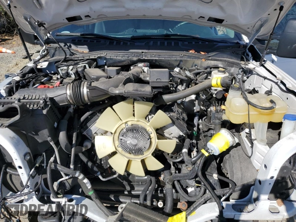 2021 Ford F-350 XL with VIN 1FT8W3B68MED50473, listed as a Copart auction lot 74001304 with 37,866 mi miles and Salvage Title. Bid and sale history available at DreamBid. Image 11.