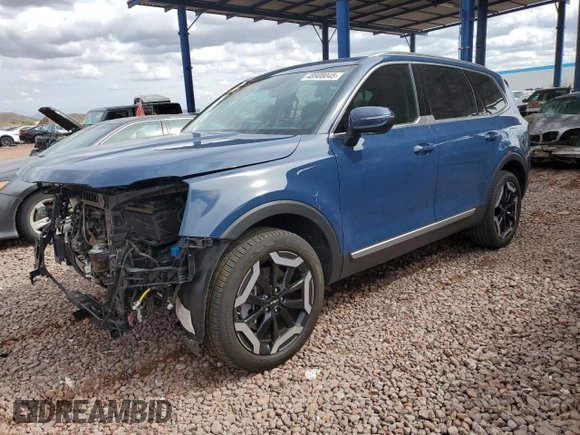 2023 Kia Telluride EX with VIN 5XYP34GC0PG393483, listed as a Copart auction lot 48908045 with 41,064 mi miles and Salvage Title. Bid and sale history available at DreamBid. Image 1.