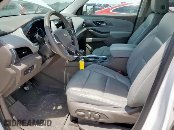 2019 Chevrolet Traverse Premier z VIN 1GNERKKW1KJ254538, wystawiony jako Copart lot #55424455 z przebiegiem 96 677 mil mil oraz Czysty tytuł • Clean title. Historia ofert i sprzedaży dostępna na DreamBid. Obrazek 7.