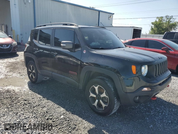 2020 Jeep Renegade Trailhawk z VIN ZACNJBC18LPM03643, wystawiony jako Copart lot #52447165 z przebiegiem 61 523 mil mil oraz Nie do naprawy • Non repairable. Historia ofert i sprzedaży dostępna na DreamBid. Obrazek 4.