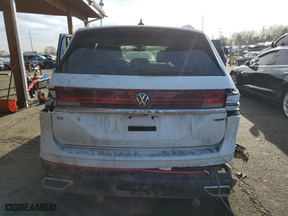 2024 Volkswagen Atlas 2.0T SE w/Technology with VIN 1V2HR2CA5RC503770, listed as a Copart auction lot 48698795 with 26,387 mi miles and Salvage Title. Bid and sale history available at carsss.com. Image 6.