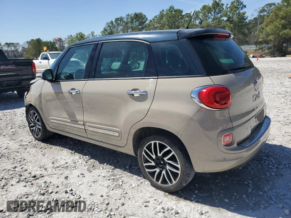 2015 FIAT 500L Lounge with VIN ZFBCFACH3FZ031012, listed as a Copart auction lot 48143845 with 146,321 mi miles and Salvage Title. Bid and sale history available at carsss.com. Image 2.