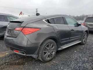 2010 Acura ZDX Tech Pkg with VIN 2HNYB1H47AH502067, listed as a Copart auction lot 82005414 with 105,274 mi miles and Salvage Title. Bid and sale history available at carsss.com. Image 3.