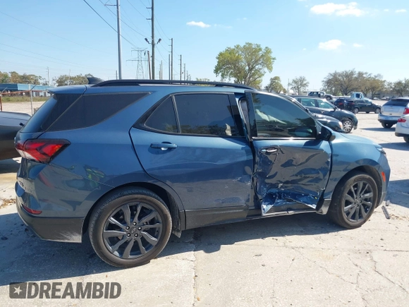 2024 Chevrolet Equinox RS with VIN 3GNAXMEG9RL181331, listed as a IAAI auction lot 41711779 with 15,405 mi miles and . Bid and sale history available at DreamBid. Image 13.