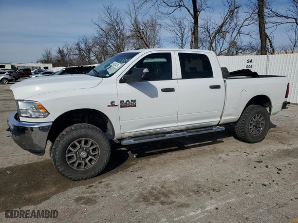 2018 Ram 2500 Tradesman with VIN 3C6UR5CL7JG108890, listed as a Copart auction lot 44032475 with 243,606 mi miles and Salvage Title. Bid and sale history available at carsss.com. Image 1.