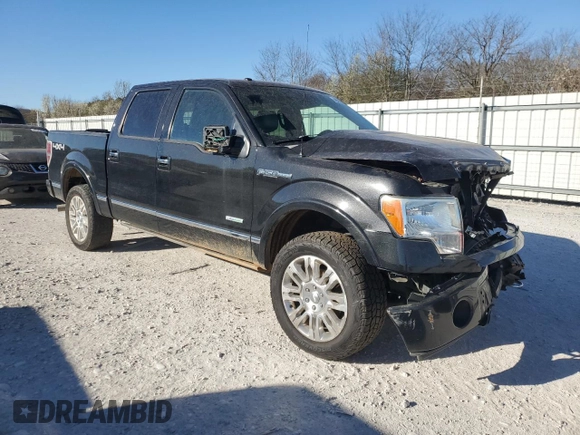 2011 Ford F-150 XLT with VIN 1FTFW1ET5BFA91591, listed as a Copart auction lot 49219635 with 141,516 mi miles and Clean Title. Bid and sale history available at carsss.com. Image 4.